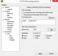 Set up port forwarding (for instance port 2224)