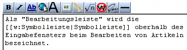  Screenshot of 2006 wikitext editor