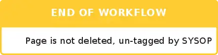 Where the workflow ends