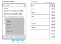Open search bar with toolbar on bottom