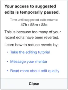  Design idea showing how we could address community quality edit concerns.