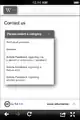 Contact us landing page, footer collapsed.