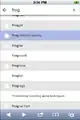 Full screen search, no gradient (symbol doesn't work with these colors and no gradient).