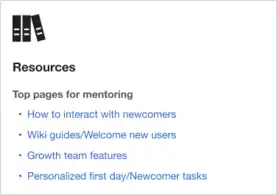 Screenshot of the module resources (desktop)