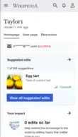 "Variant C" on mobile (popup not shown)