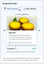 Suggested edits module if user has not yet chosen topics