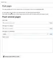 Special page