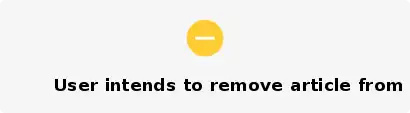 A workflow intent of removing from a list