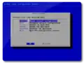 Configuration console – advanced menu