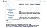 Sketch of table of contents off article title for Desktop improvements project