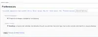 Semantic Watchlist user preferences