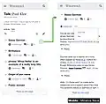  A mockup showing the proposed design for mobile wikitext talk pages.