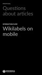 Questions about articles flow A - Wikilabels on mobile.pdf