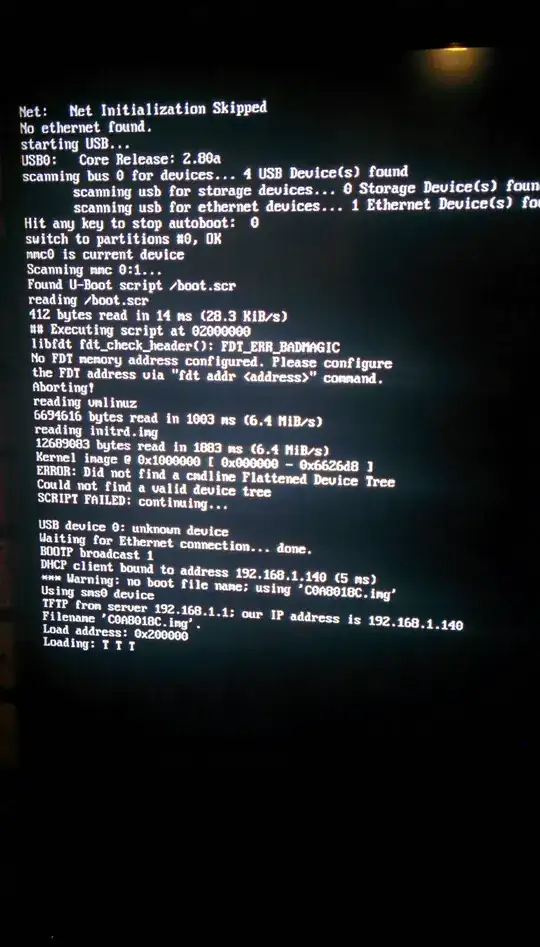 u-boot error